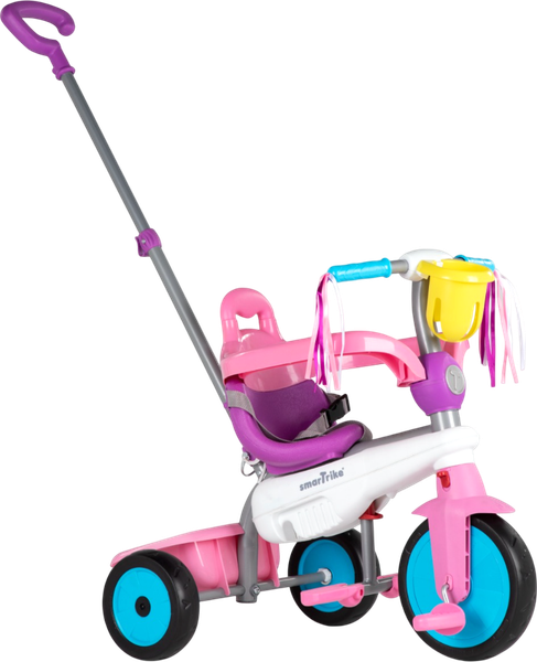 Изображение товара Трехколесный велосипед с ручкой Smart Trike Breeze S. Unicorn Smartrike / 6053300