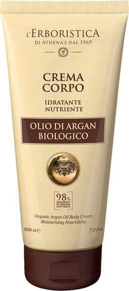 Изображение товара Крем для тела L'Erboristica с аргановым маслом и гиалуроновой кислотой (200мл)