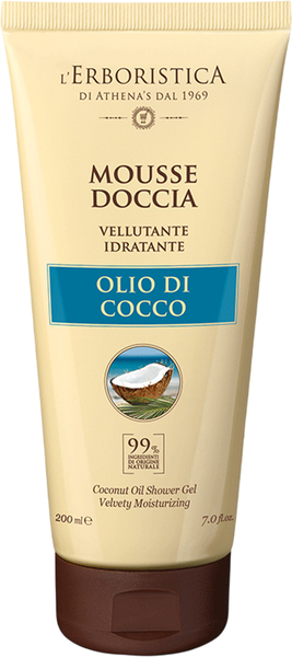 Изображение товара Гель для душа L'Erboristica Бархатистый с кокосовым маслом и монои (200мл)