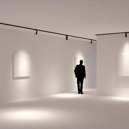 Изображение товара Трековый светильник Arlight LGD-GERA-4TR-R90-30W Warm3000 WH 15deg / 055189