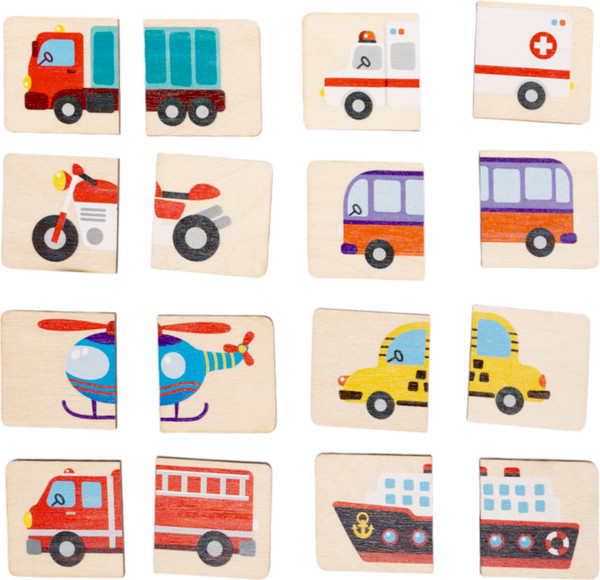 Изображение товара Развивающая игра Десятое королевство Половинки. Транспорт / 04544