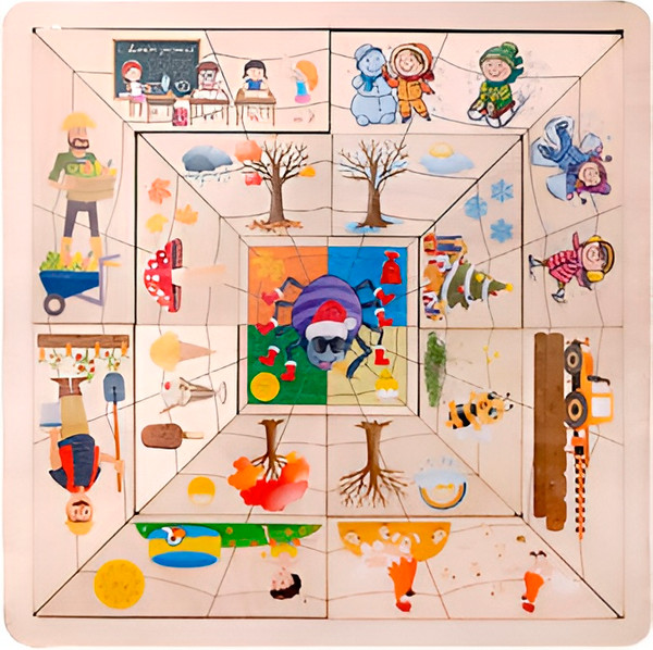 Изображение товара Развивающая игра Десятое королевство Паучок. Времена года / 04543