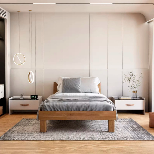 Изображение товара Односпальная кровать Dipriz Buona Vita 90x200 / Д.80048.1 (лак)