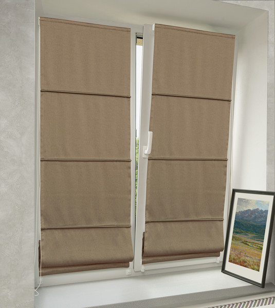 Изображение товара Римская штора Delfa Мини Cunda СШД-01М 553/134 (73x160, бежевый)