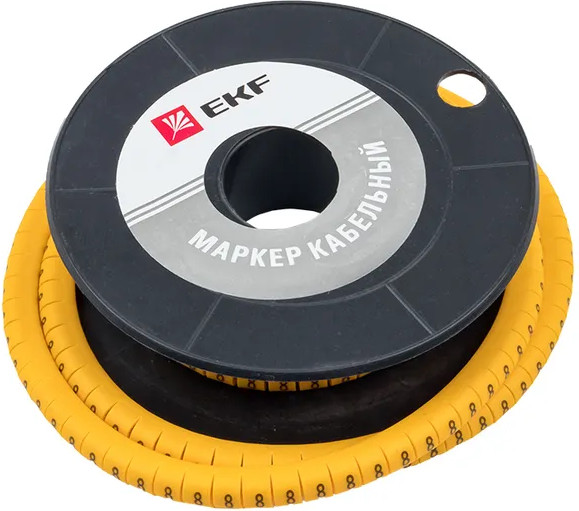 Изображение товара Маркер кабельный EKF PROxima plc-KM-2.5-8 (1000шт)