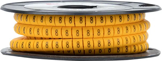 Изображение товара Маркер кабельный EKF PROxima plc-KM-2.5-8 (1000шт)