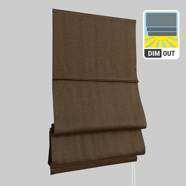 Изображение товара Римская штора Delfa Мини Cunda СШД-01М 553/135 (68x160, коричневый)