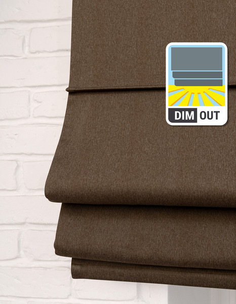 Изображение товара Римская штора Delfa Мини Cunda СШД-01М 553/135 (68x160, коричневый)