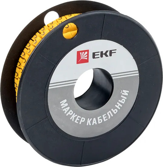 Изображение товара Маркер кабельный EKF PROxima plc-KM-6-C (350шт)
