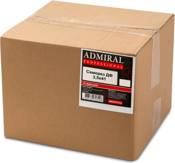 Изображение товара Саморез Admiral ДФ 35х41мм (9000шт)