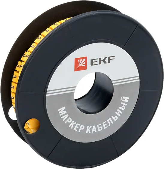 Изображение товара Маркер кабельный EKF PROxima plc-KM-6-3 (350шт)