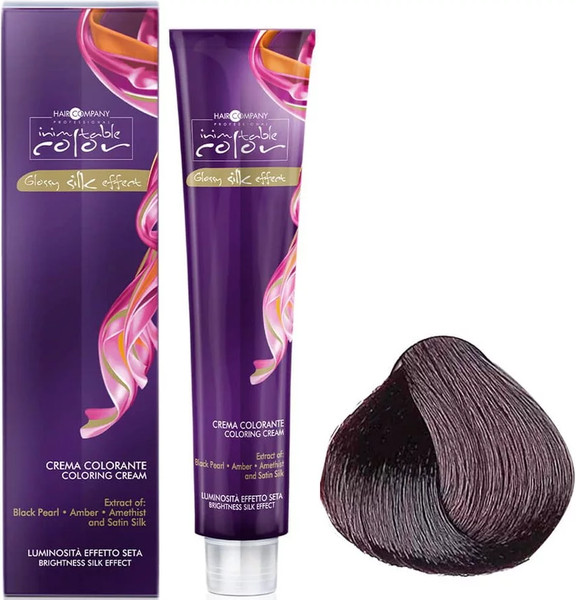 Изображение товара Крем-краска для волос Hair Company Inimitable Color Glossy silk effect тон 4.62 (100мл)