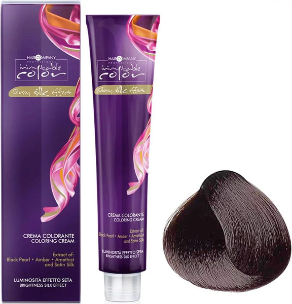 Изображение товара Крем-краска для волос Hair Company Inimitable Color Glossy silk effect тон 5 Сioccolato Fondente (100мл)