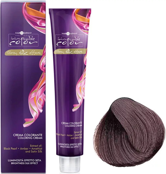 Изображение товара Крем-краска для волос Hair Company Inimitable Color Glossy silk effect тон 5.003 (100мл)