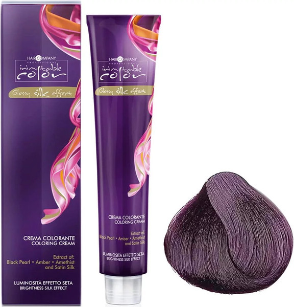 Изображение товара Крем-краска для волос Hair Company Inimitable Color Glossy silk effect тон 5.22 (100мл)