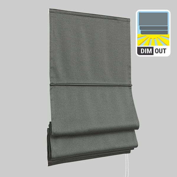 Изображение товара Римская штора Delfa Мини Cunda СШД-01М 553/278 (43x160, серый)