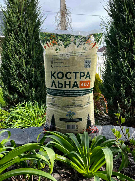 Изображение товара Мульча для растений Онаграция Костра льна (40л)