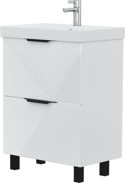 Изображение товара Тумба под умывальник Volna Geometry 60.2Y 9696 (белый)