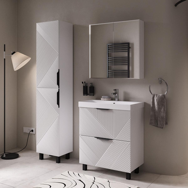 Изображение товара Тумба под умывальник Volna Geometry 70.2Y 9696 (белый)