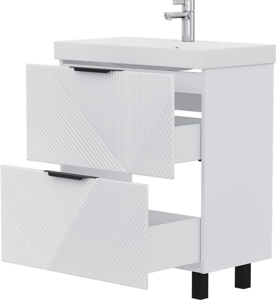 Изображение товара Тумба под умывальник Volna Geometry 70.2Y 9696 (белый)