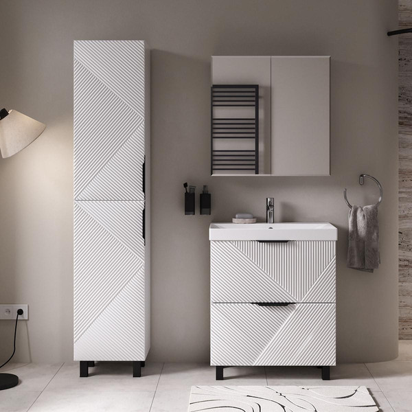 Изображение товара Тумба под умывальник Volna Geometry 70.2Y 9696 (белый)