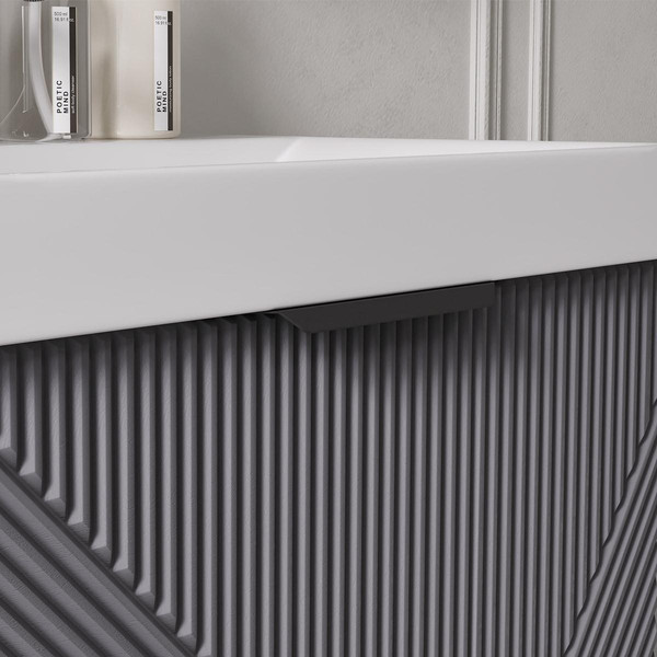 Изображение товара Тумба под умывальник Volna Geometry 60.2Y 9696 (графит)