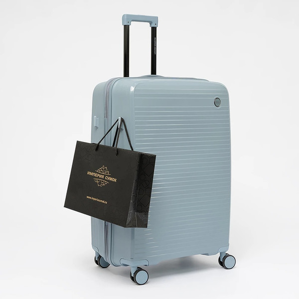 Изображение товара Чемодан на колесах Francesco Molinary 344-PP31/3-24BLU (голубой)