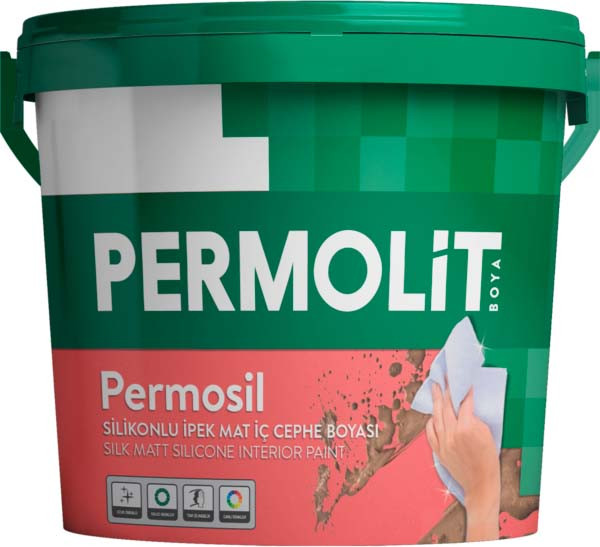 Изображение товара Краска PERMOLIT Permosil Силиконовая интерьерная База 0P (2.5л, шелковисто-матовый)