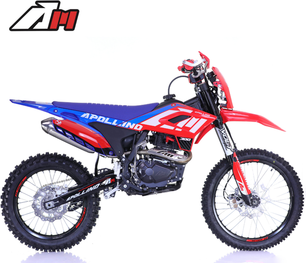 Изображение товара Мотоцикл Apollino Enduro AM 300 21/18 (красный/синий)