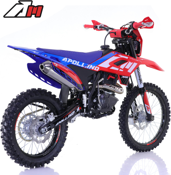Изображение товара Мотоцикл Apollino Enduro AM 300 21/18 (красный/синий)