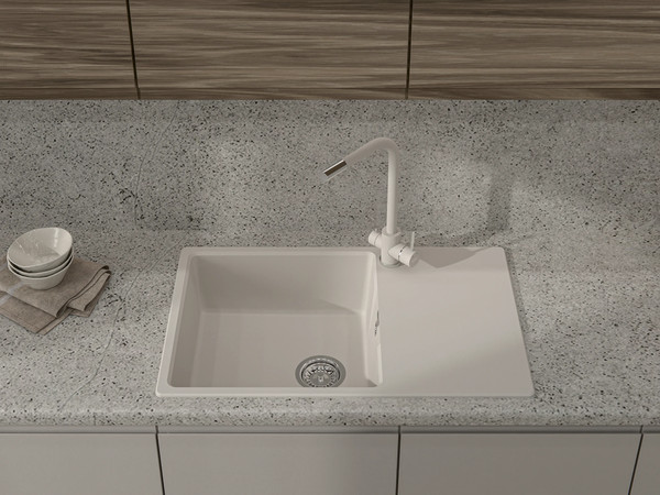 Изображение товара Мойка кухонная GranFest Urban 678L (белый)