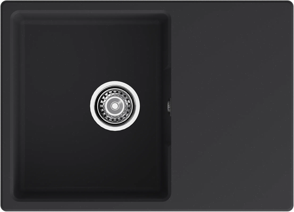 Изображение товара Мойка кухонная GranFest Urban 668L (черный)