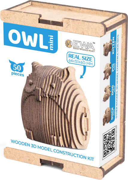Изображение товара Конструктор EWA Мини. Совушка