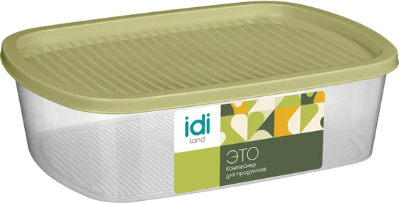 Изображение товара Контейнер Idi Land Tasty 231110718/09 (зеленый)