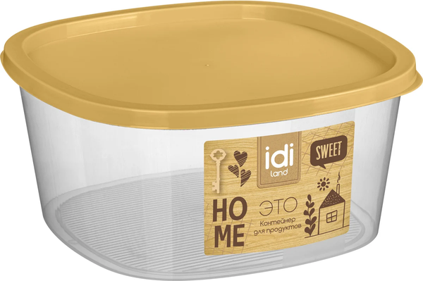Изображение товара Контейнер Idi Land Tasty 231110304/02 (бледно-желтый)