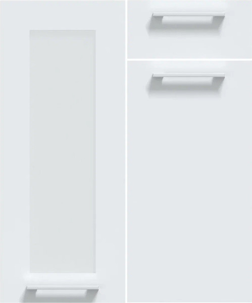 Изображение товара Кухонный гарнитур Интерлиния Мила Gloss 3.4-ПМ1 (красный глянец/красный глянец/кастилло темный)