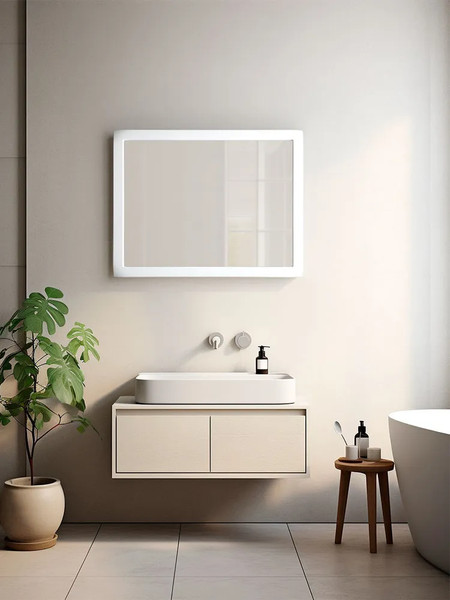 Изображение товара Зеркало Teroto Батур D 59х76 (белый дым)