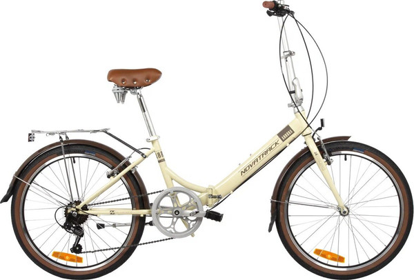 Изображение товара Велосипед Novatrack Aurora 24 / 24FAURORA6S.BG4 (бежевый, разобранный, в коробке)
