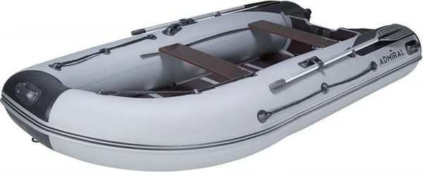 Изображение товара Надувная лодка Адмирал 340 SL (серый/черный)