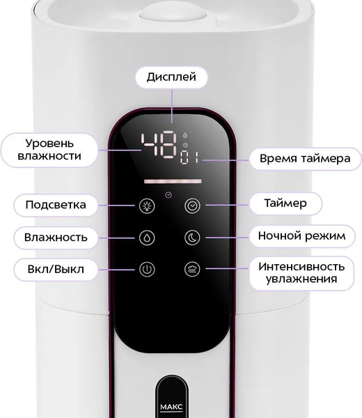 Изображение товара Ультразвуковой увлажнитель воздуха Kitfort КТ-3860