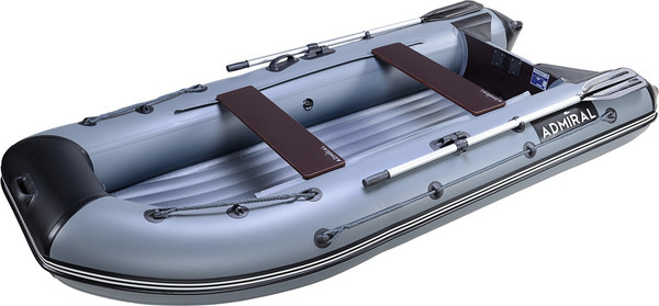 Изображение товара Надувная лодка Адмирал 320С НДНД (серый/черный)