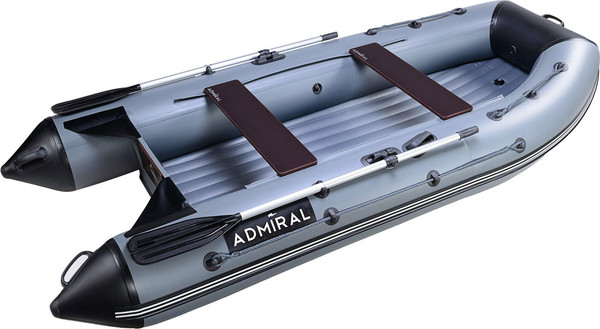 Изображение товара Надувная лодка Адмирал 320С НДНД (серый/черный)