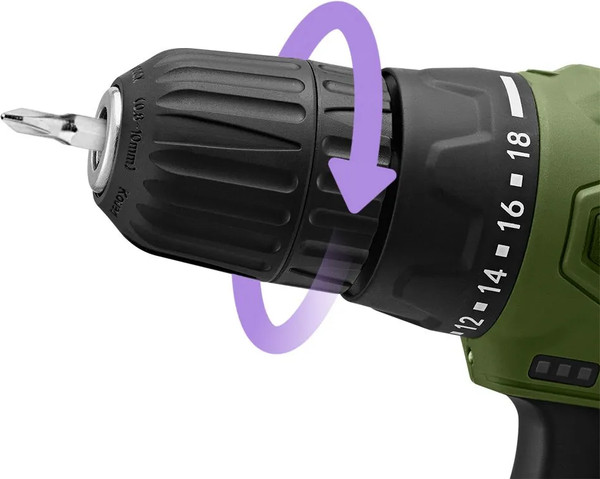 Изображение товара Аккумуляторная дрель-шуруповерт Kitfort КТ-6503