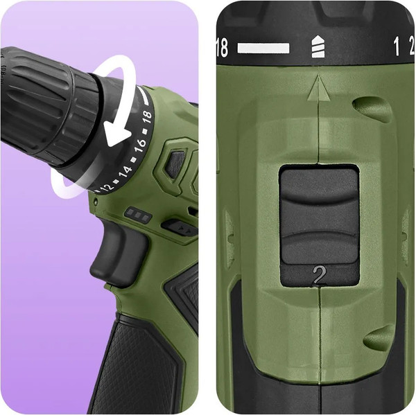 Изображение товара Аккумуляторная дрель-шуруповерт Kitfort КТ-6503