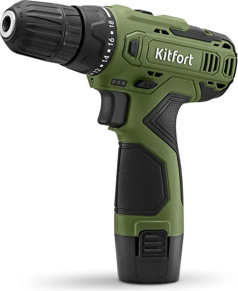Изображение товара Аккумуляторная дрель-шуруповерт Kitfort КТ-6503