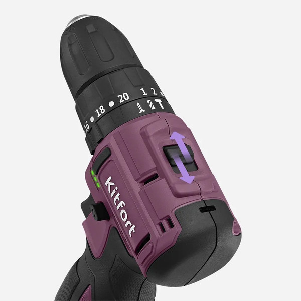 Изображение товара Аккумуляторная дрель-шуруповерт Kitfort КТ-6505