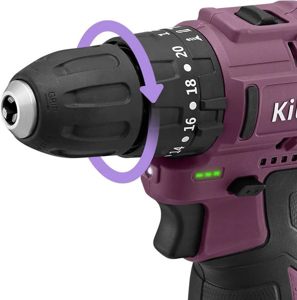 Изображение товара Аккумуляторная дрель-шуруповерт Kitfort КТ-6505