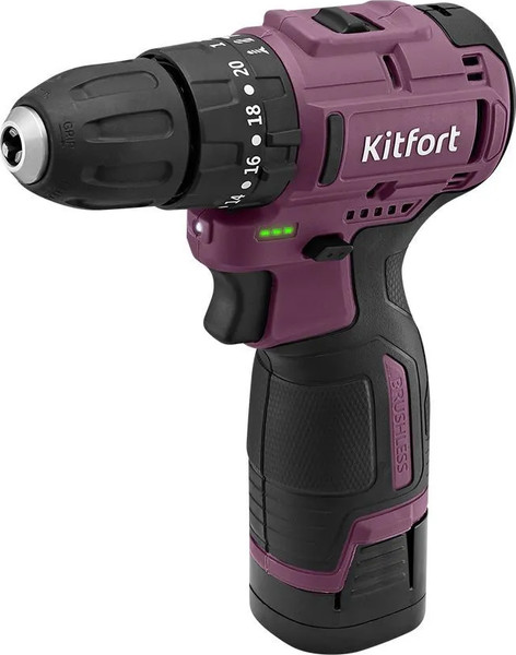 Изображение товара Аккумуляторная дрель-шуруповерт Kitfort КТ-6505