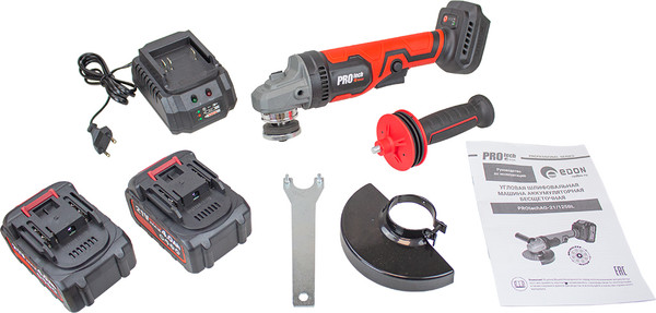 Изображение товара Угловая шлифовальная машина Edon Protech AG-21/125BL / 27985