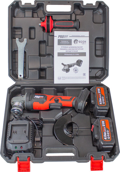 Изображение товара Угловая шлифовальная машина Edon Protech AG-21/125BL / 27985